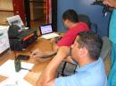 Edgar NP4EG reporting to the 40 meter net @ 7pm, with Rey WP3HP.