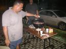 Alexia-WP3ZN doing his speciality: BBQ Hamburgers