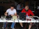 Matt K0TDD on the FT-897  HF SSB/  Roger KD0KZH on the FT-857D HF SSB