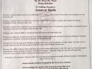 Proclamation from the Mayor to the club for our outstanding service to the community and field day.  Club call W5ANR. 