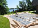 Setup of PowerFilm 1kW PowerShade military solar field shelter at Des Moines Amateur Radio Association