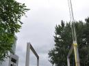 PowerFilm 190W Quad military solar panel (bottom) at Story County ARC in Ames, Iowa