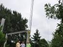 PowerFilm 190W Quad military solar panel (bottom) at Story County ARC in Ames, Iowa
