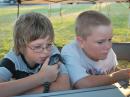 Two Boy Scouts operating W6LIE at Field Day 2010.  This is the future of Ham Radio!