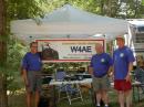 W4EA, KJ4RNU and W4LA at the operating tent......ready to go!