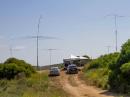 The Phone and VHF/UHF area at N6HC. Big antennas for not-so-big propagation.