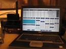 Laptop for logging 80 meter contacts with N3FJP software.