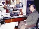 G5RV Louis Varney at his station. Picture taken with the Kodak camera I sent him. 