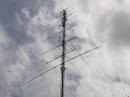 All of the antennas looking in the same direction on the rotating tower