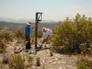 One of three AB-577's being setup  - this one eventually had the 2 element full size 40 meter yagi on top ...