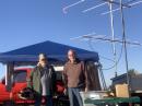 WE7G Wayne on left and K7CNT Rick on the right.