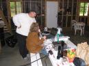 VE2HOT shoes VE2AQM the finer points of PSK31 operation.  She did great for her 1st time logging over 20 contacts!