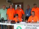 Some of the Club members assembled at one of our go-kit stations at the start of 2019 Field Day