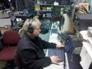 W8WTS still bundled up in layers of clothing.  I was still cold after the tower climbing to fix the 80 m antenna.  