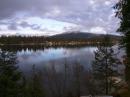 The view from my portable station overlooking Loon Lake (north of Spokane, WA).   