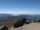 The View from Mt Washington. That "layer" on the horizon was there all day.