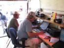 WB2GZD and N2IEN in the GSBARC Communications Trailer