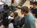 Marynancy, Sarah, Trevor, and Tommy operating 20m at K9SOU