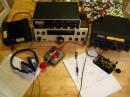 Ham Key HK-3M with Ten Tec Argonaut 509, and Lionel J-38 with Yaesu FT840
