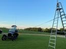 We used a 1926 Model T to run errands during the set up of our dipole antennas and VHF ladder antenna.