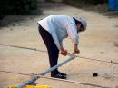 Kira putting together the 10 meter monobander
