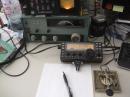 NA6DX SKN station, using a Heath HW-16 driven by a KX3 as a VFO.  The LDG tuner matches it to the attic dipole (Cobra Lite).