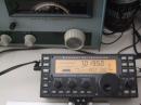 Close-up of KX3 as VFO for HW-16.  FM mode used to obtain a carrier, which was enabled using the XMIT button.