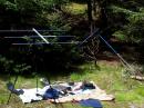 K2FR setup on Slide mountain summit June VHF 2013