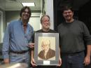Team W1AW: Sean KX9X, Ward N0AX and Mike, W5MPC. Thanks to The Old Man himself, Hiram Percy Maxim, for the use of his station!