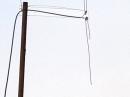 2 band homebrew vertical dipole