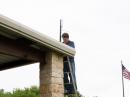 Clint AE5CA sets up a local area wi-fi network, connecting our event stations for contest logging, video, and PBX phone.