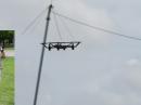 Drew KE5UBO demonstrated his drone-piloting skills—quite challenging with strong winds!