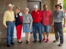 Several government and local officials accept our invitation and visit our Field Day site, welcomed by Club President Dwan KE5JWY and Vice Pres Mike WB7SKK (gray shirts).