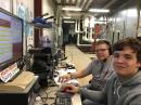 Adam and Zach operate 40m during the 2018 Fall School Club Roundup at K9SOU