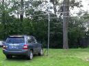 KU9Z All Solar Field Day added a 3 el tribander this year using the KC4VNU drive-on mount and the KU9Z Highlander Hybrid Counterweight.
