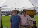 Jonathan Blank wearing the ATV helmet camera with proud grandfather former Missouri House Representative Bill Boucher KC0OGV.
