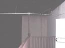 This was antenna the last 3 hr. of the contest, with the reflector just a couple inches from the wall.