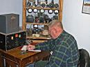 CT, N7UH, had QSO with two hams from Mauray Island, WA... about 10 miles away from the W7OS QTH. W7PDZ and WA7KYI, Phil and Jim each gave W7OS a SKN of 599C. The 'C' (chirp) is what the Oak Rig is noted for.  Not DX, but a couple of good QSO were had.