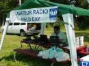 Ron Nutter, KA4KYI and the digital station.  Don't forget to pick a public place, put up a sign, and public info table (especially a few months after a MAJOR disaster), and you will raise the awareness of amateur radio.