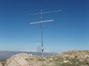 The antenna atop Rocky Point at 8200' MSL.