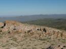 Quite a view from atop Rocky Point. We're looking westerly and Reno is off there about 370 miles.