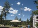 The 2 and 432 antennas at 9330 ft ASL