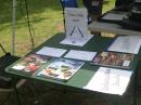 The Publicity table included various hand-outs and sample copies of QST magazine. In addition, club membership applications were also on-hand to recruit new members.