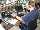 Adam, KK5HT, kept the key hot working CW.