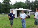 Brad N1GZB, Scott Parker Oxford EMA Director, and Bob N1WJO looking over the site as Field Day begins.