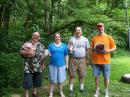 N9PKX,W9MAP, N9OQT, and N9OQU with ham prizes
