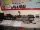 Operating table ready to go on-the-air!