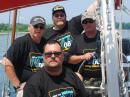 The NB1RI crew - Steve, KA1RCI (center rear), Bruce, KD1BE (right), Ernie, N1SW (left) and Brad, KA1SVW (front)