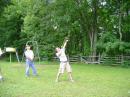 W4MLN impersonating David with his slingshot.  That tree is in trouble :-)
