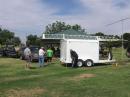 Newly refurbished comms trailer.